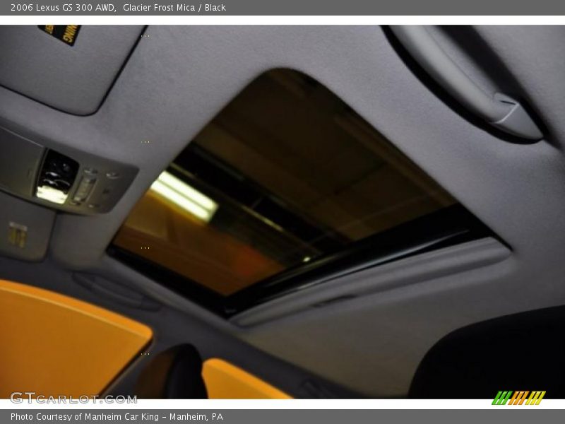 Glacier Frost Mica / Black 2006 Lexus GS 300 AWD