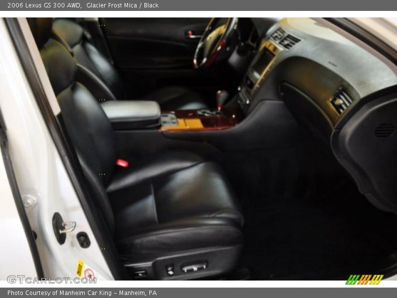 Glacier Frost Mica / Black 2006 Lexus GS 300 AWD