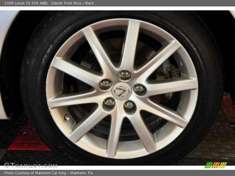 Glacier Frost Mica / Black 2006 Lexus GS 300 AWD