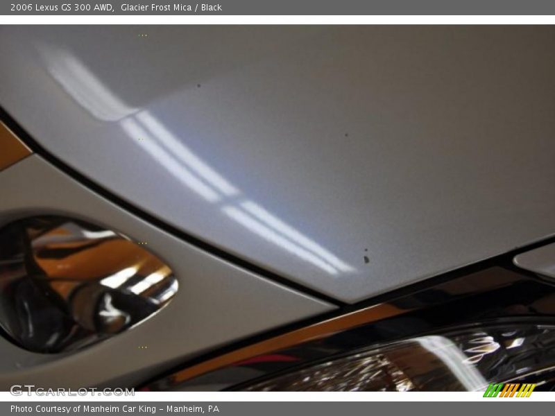 Glacier Frost Mica / Black 2006 Lexus GS 300 AWD
