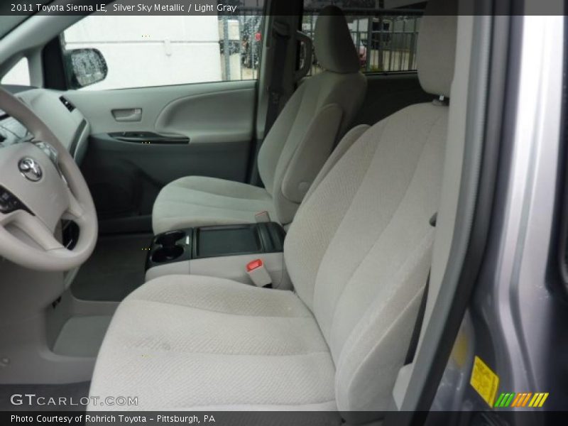 Silver Sky Metallic / Light Gray 2011 Toyota Sienna LE