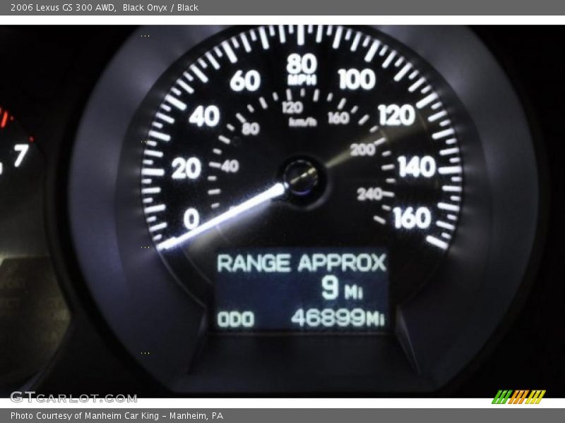 Black Onyx / Black 2006 Lexus GS 300 AWD