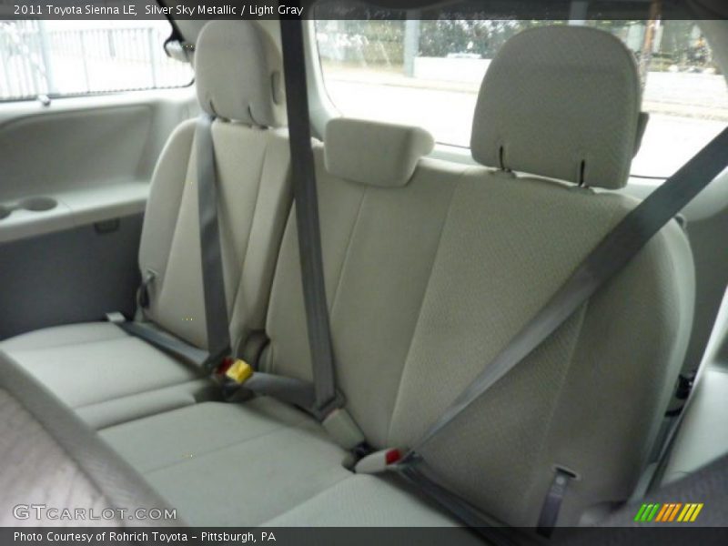 Silver Sky Metallic / Light Gray 2011 Toyota Sienna LE