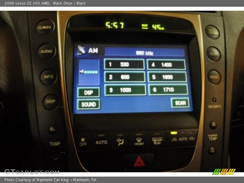 Black Onyx / Black 2006 Lexus GS 300 AWD