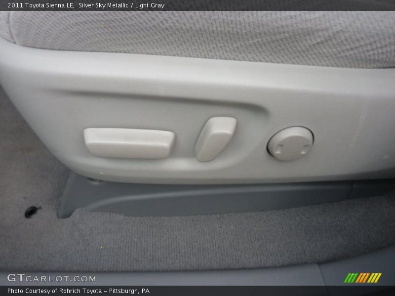 Silver Sky Metallic / Light Gray 2011 Toyota Sienna LE