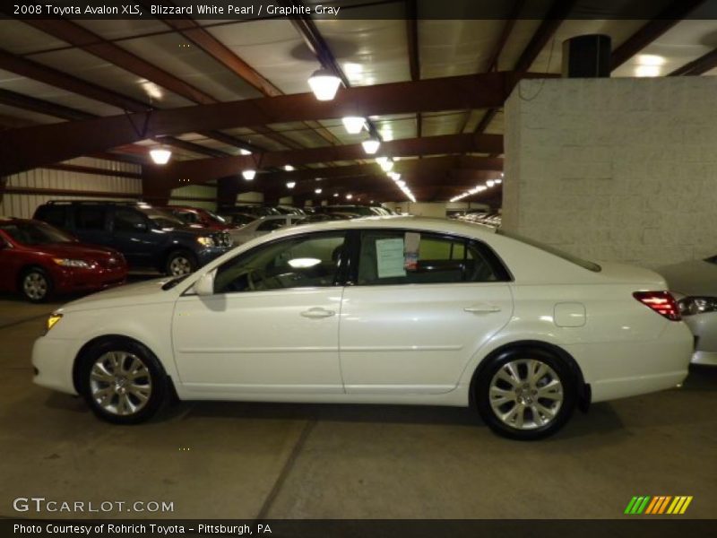 Blizzard White Pearl / Graphite Gray 2008 Toyota Avalon XLS