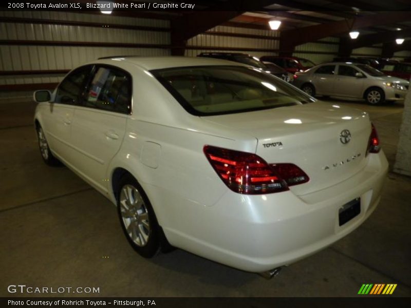 Blizzard White Pearl / Graphite Gray 2008 Toyota Avalon XLS