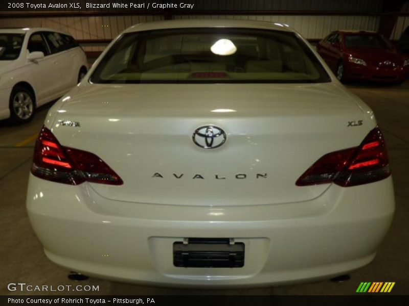 Blizzard White Pearl / Graphite Gray 2008 Toyota Avalon XLS