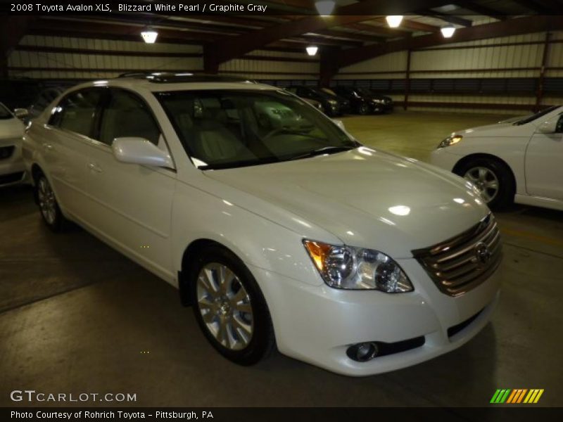 Blizzard White Pearl / Graphite Gray 2008 Toyota Avalon XLS