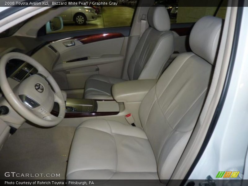 Blizzard White Pearl / Graphite Gray 2008 Toyota Avalon XLS