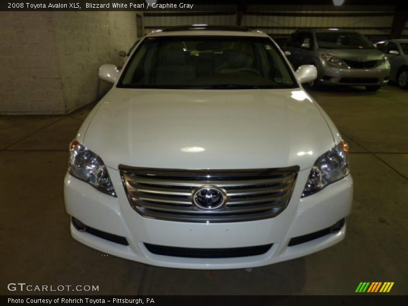 Blizzard White Pearl / Graphite Gray 2008 Toyota Avalon XLS