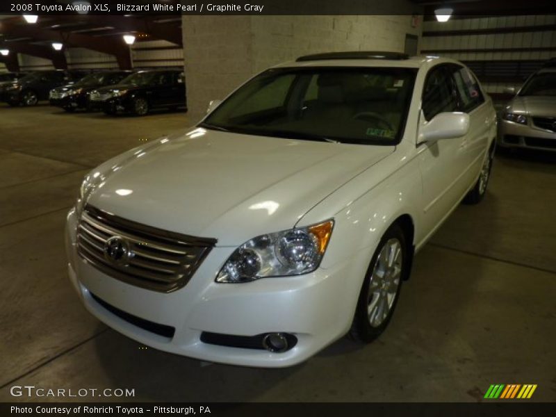 Blizzard White Pearl / Graphite Gray 2008 Toyota Avalon XLS