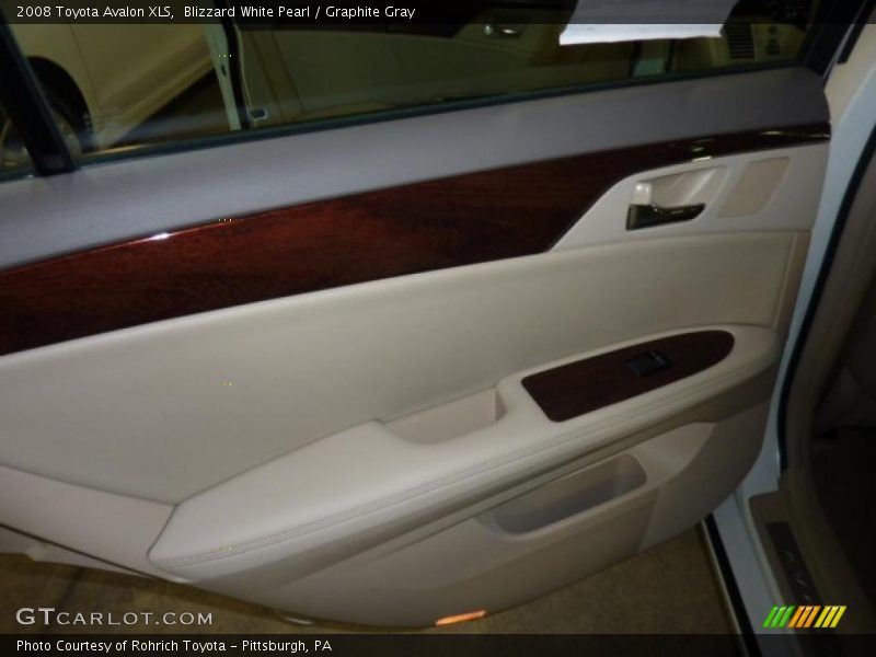 Blizzard White Pearl / Graphite Gray 2008 Toyota Avalon XLS