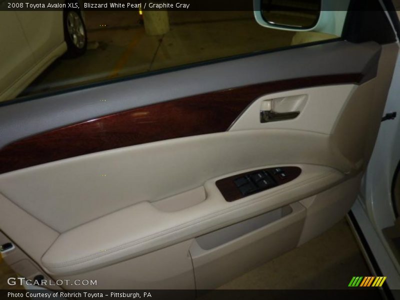 Blizzard White Pearl / Graphite Gray 2008 Toyota Avalon XLS
