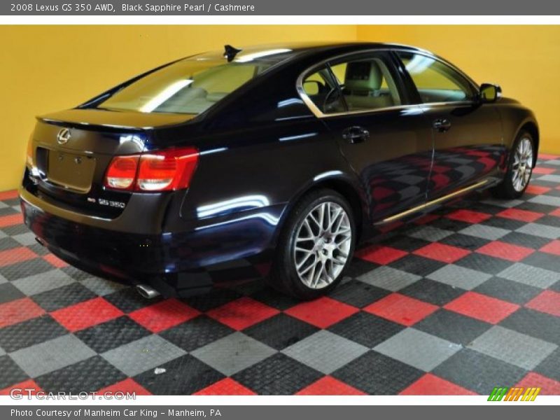 Black Sapphire Pearl / Cashmere 2008 Lexus GS 350 AWD