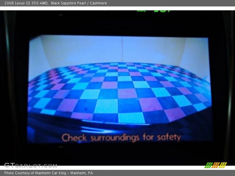 Black Sapphire Pearl / Cashmere 2008 Lexus GS 350 AWD