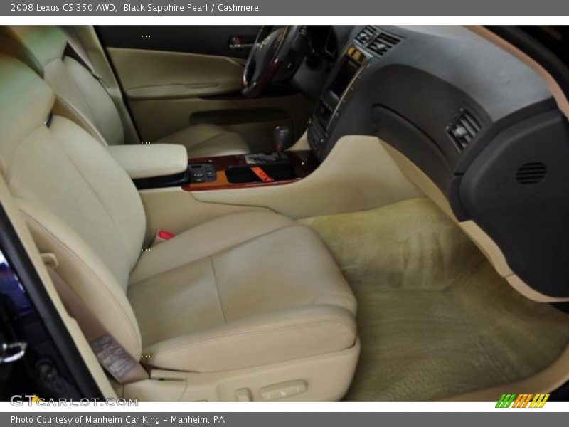 Black Sapphire Pearl / Cashmere 2008 Lexus GS 350 AWD