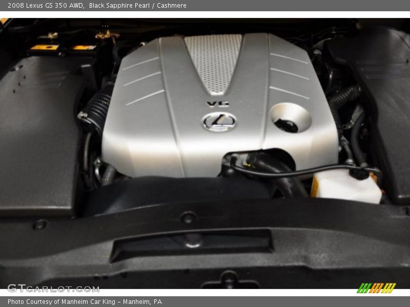  2008 GS 350 AWD Engine - 3.5 Liter DOHC 24-Valve VVT-i V6