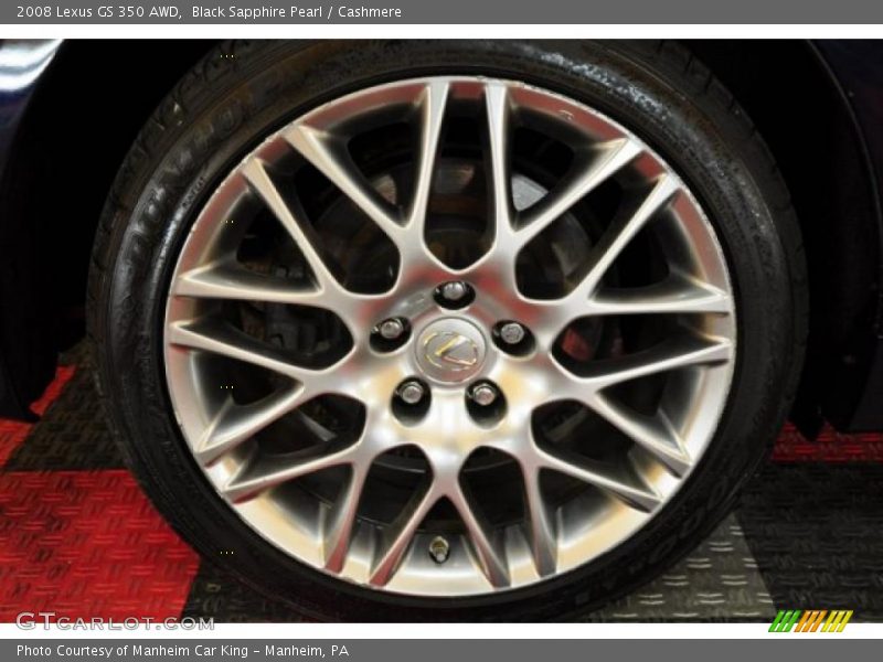 Black Sapphire Pearl / Cashmere 2008 Lexus GS 350 AWD