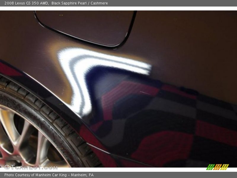 Black Sapphire Pearl / Cashmere 2008 Lexus GS 350 AWD