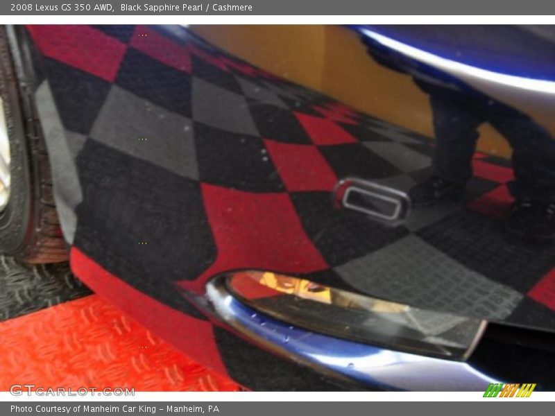 Black Sapphire Pearl / Cashmere 2008 Lexus GS 350 AWD