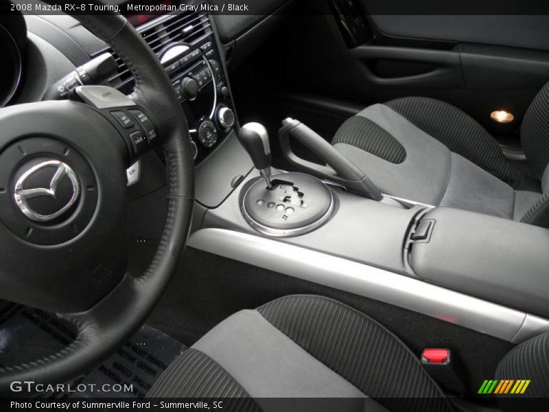 Metropolitan Gray Mica / Black 2008 Mazda RX-8 Touring