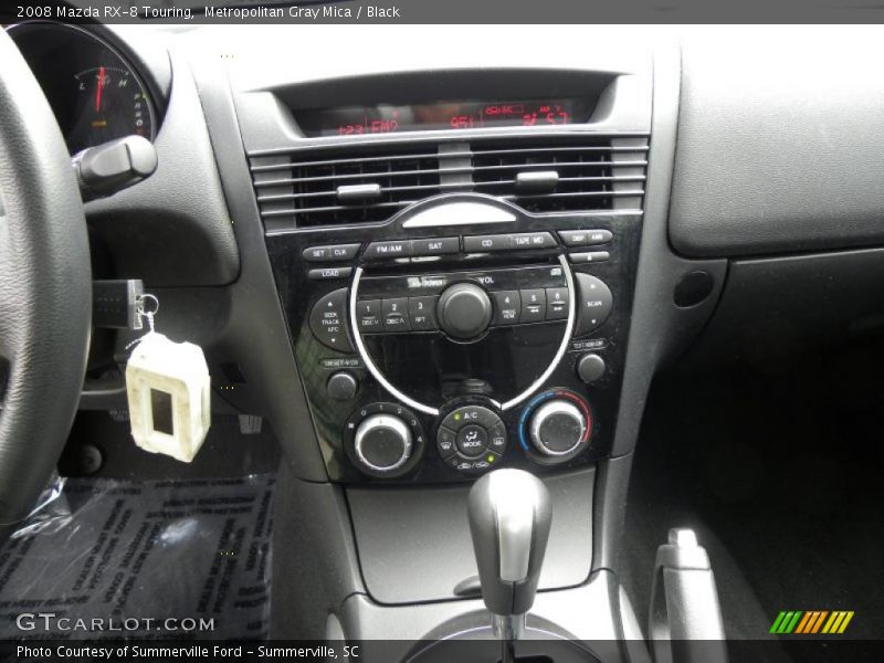 Metropolitan Gray Mica / Black 2008 Mazda RX-8 Touring