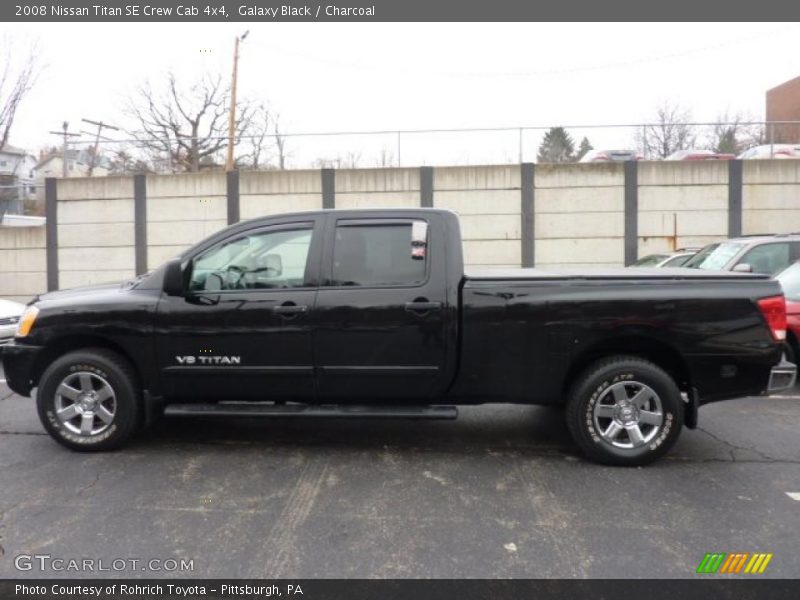 Galaxy Black / Charcoal 2008 Nissan Titan SE Crew Cab 4x4
