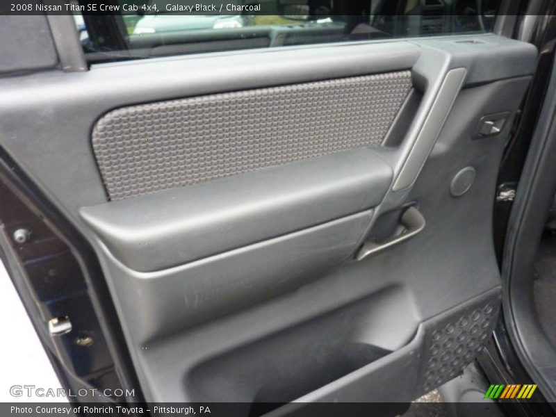 Galaxy Black / Charcoal 2008 Nissan Titan SE Crew Cab 4x4
