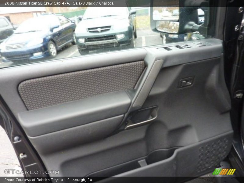 Galaxy Black / Charcoal 2008 Nissan Titan SE Crew Cab 4x4