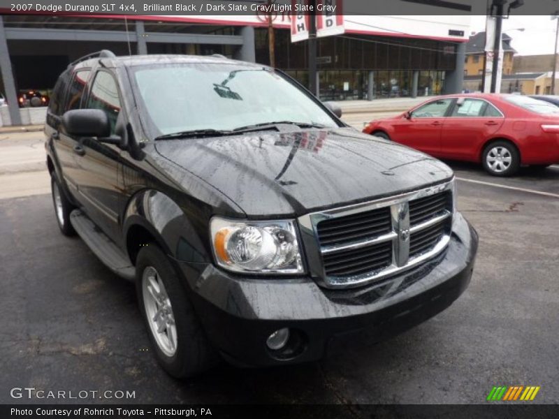 Brilliant Black / Dark Slate Gray/Light Slate Gray 2007 Dodge Durango SLT 4x4