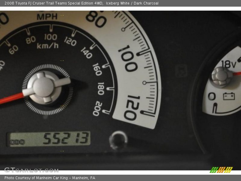 Iceberg White / Dark Charcoal 2008 Toyota FJ Cruiser Trail Teams Special Edition 4WD