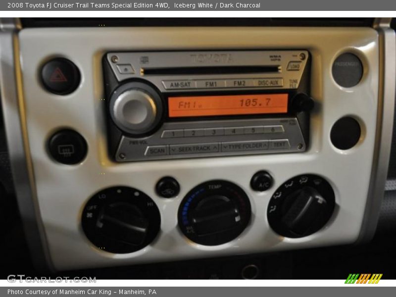 Iceberg White / Dark Charcoal 2008 Toyota FJ Cruiser Trail Teams Special Edition 4WD