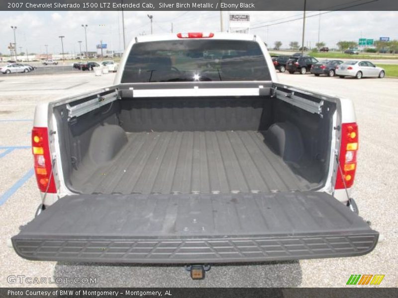 Silver Birch Metallic / Ebony Black 2007 Chevrolet Silverado 1500 LTZ Extended Cab