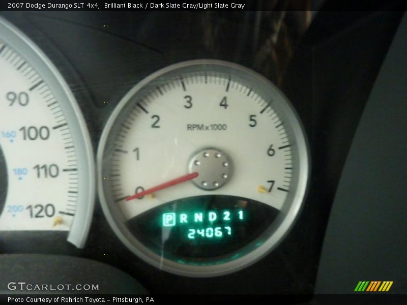 Brilliant Black / Dark Slate Gray/Light Slate Gray 2007 Dodge Durango SLT 4x4