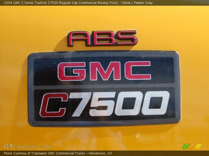  2004 C Series TopKick C7500 Regular Cab Commerical Moving Truck Logo
