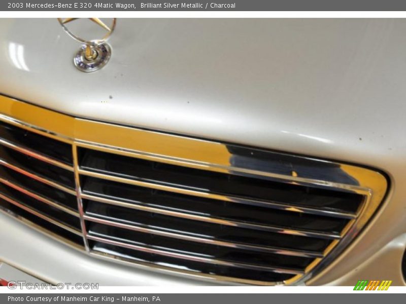Brilliant Silver Metallic / Charcoal 2003 Mercedes-Benz E 320 4Matic Wagon