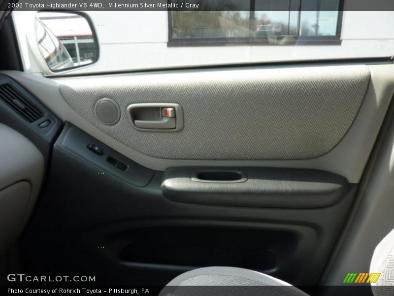 Millennium Silver Metallic / Gray 2002 Toyota Highlander V6 4WD