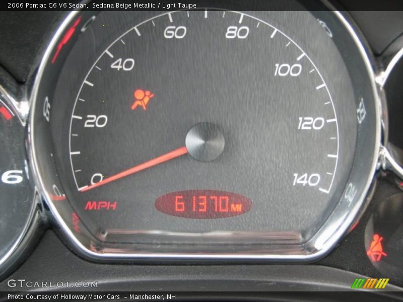 Sedona Beige Metallic / Light Taupe 2006 Pontiac G6 V6 Sedan