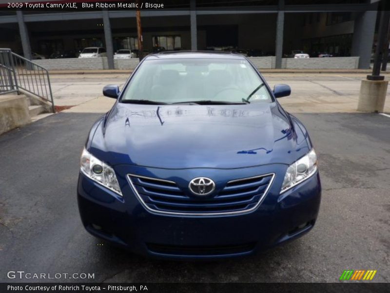 Blue Ribbon Metallic / Bisque 2009 Toyota Camry XLE