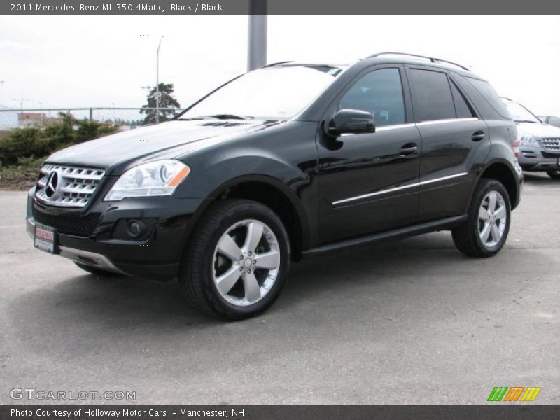 Black / Black 2011 Mercedes-Benz ML 350 4Matic