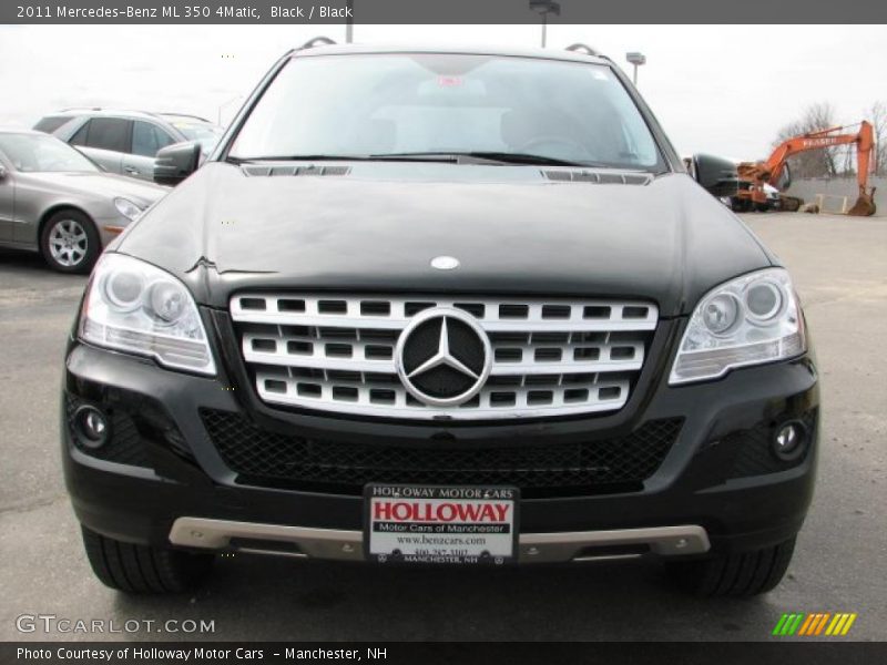 Black / Black 2011 Mercedes-Benz ML 350 4Matic