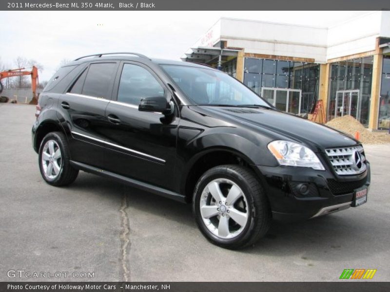 Black / Black 2011 Mercedes-Benz ML 350 4Matic