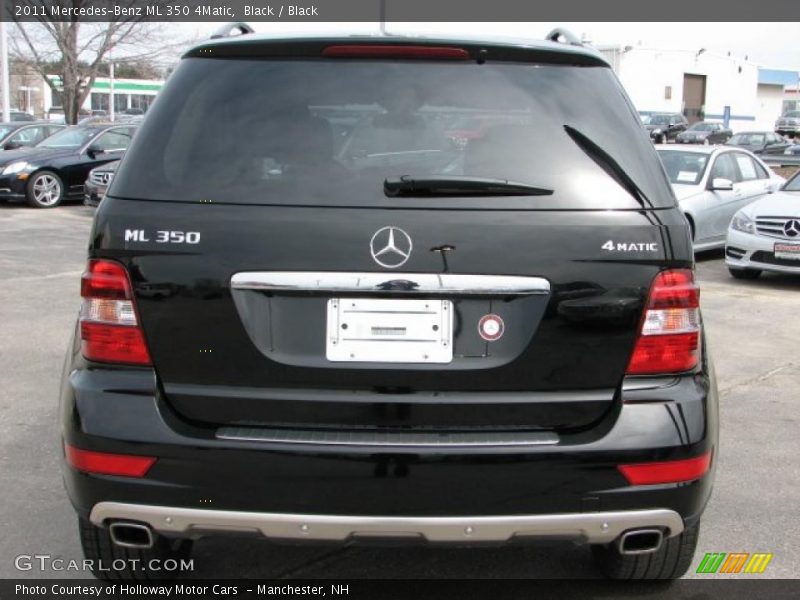 Black / Black 2011 Mercedes-Benz ML 350 4Matic