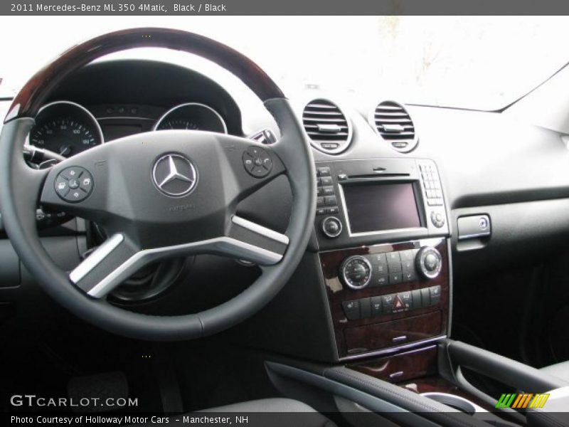 Black / Black 2011 Mercedes-Benz ML 350 4Matic