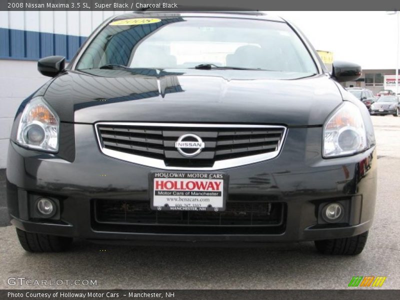 Super Black / Charcoal Black 2008 Nissan Maxima 3.5 SL