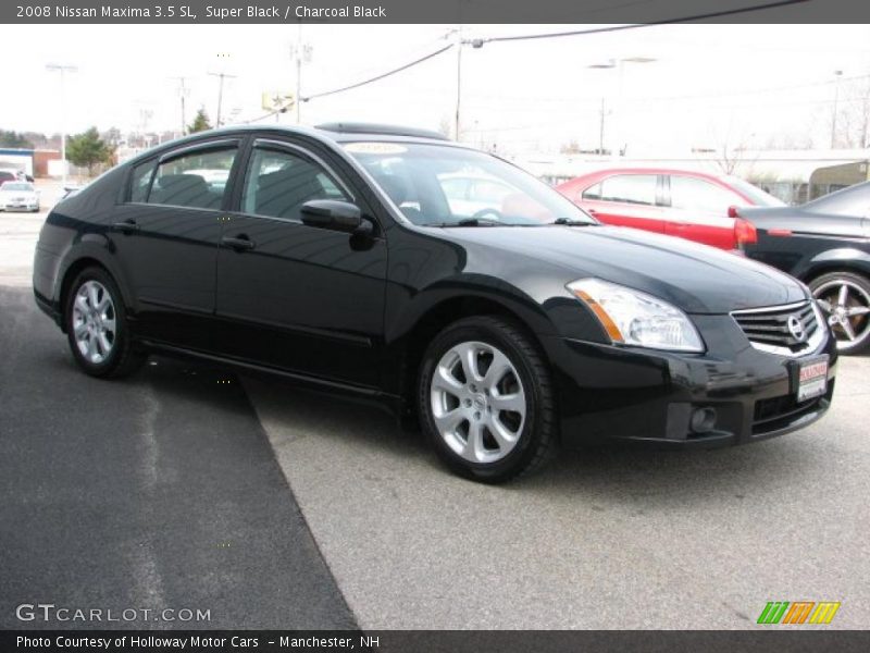 Super Black / Charcoal Black 2008 Nissan Maxima 3.5 SL