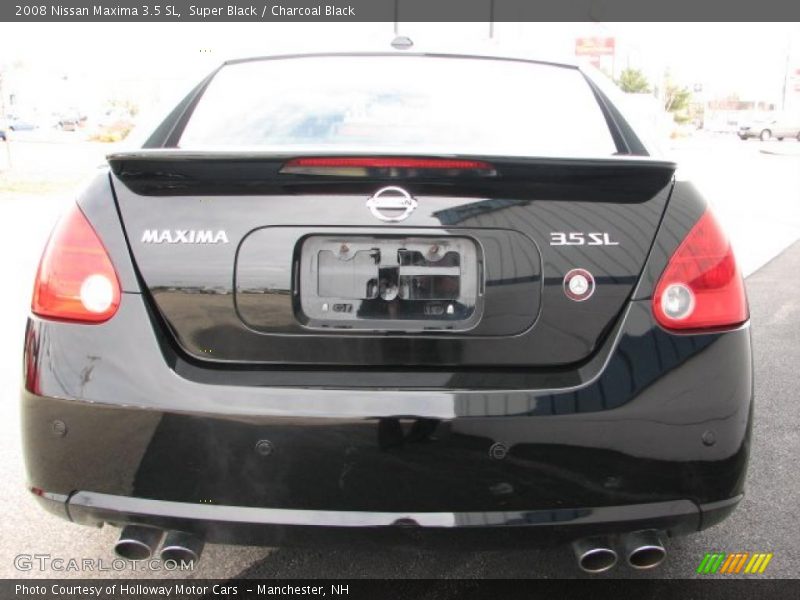Super Black / Charcoal Black 2008 Nissan Maxima 3.5 SL