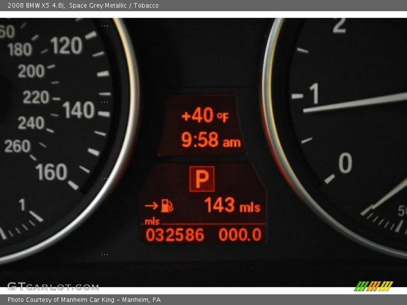 Space Grey Metallic / Tobacco 2008 BMW X5 4.8i