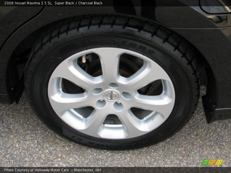 Super Black / Charcoal Black 2008 Nissan Maxima 3.5 SL